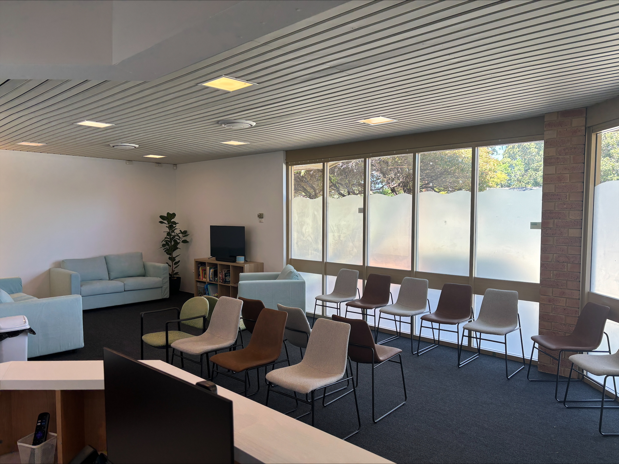 Our welcoming reception area